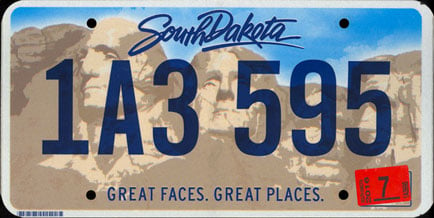 south dakota license plate lookup info plates