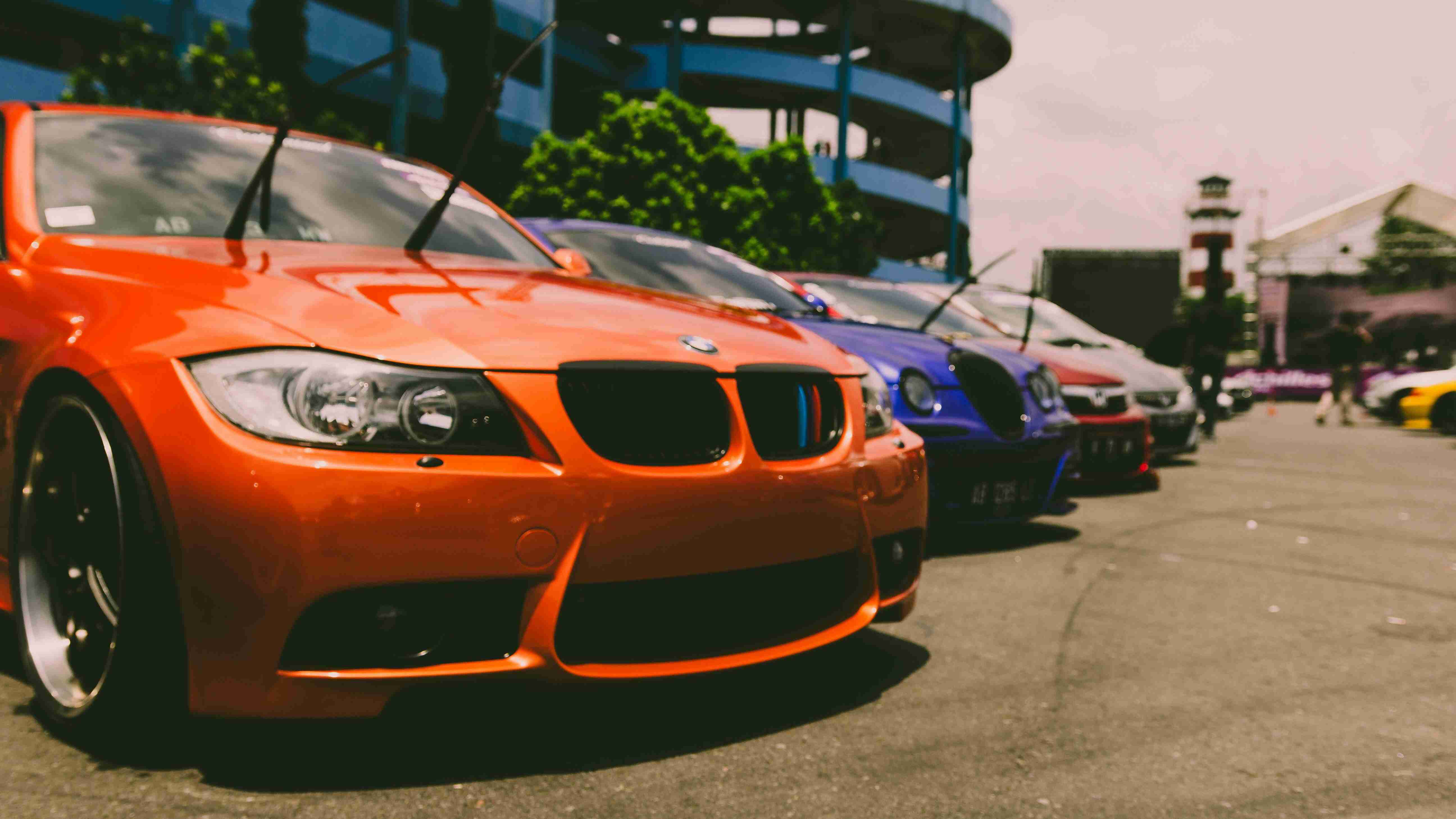 Cars Parked Outside