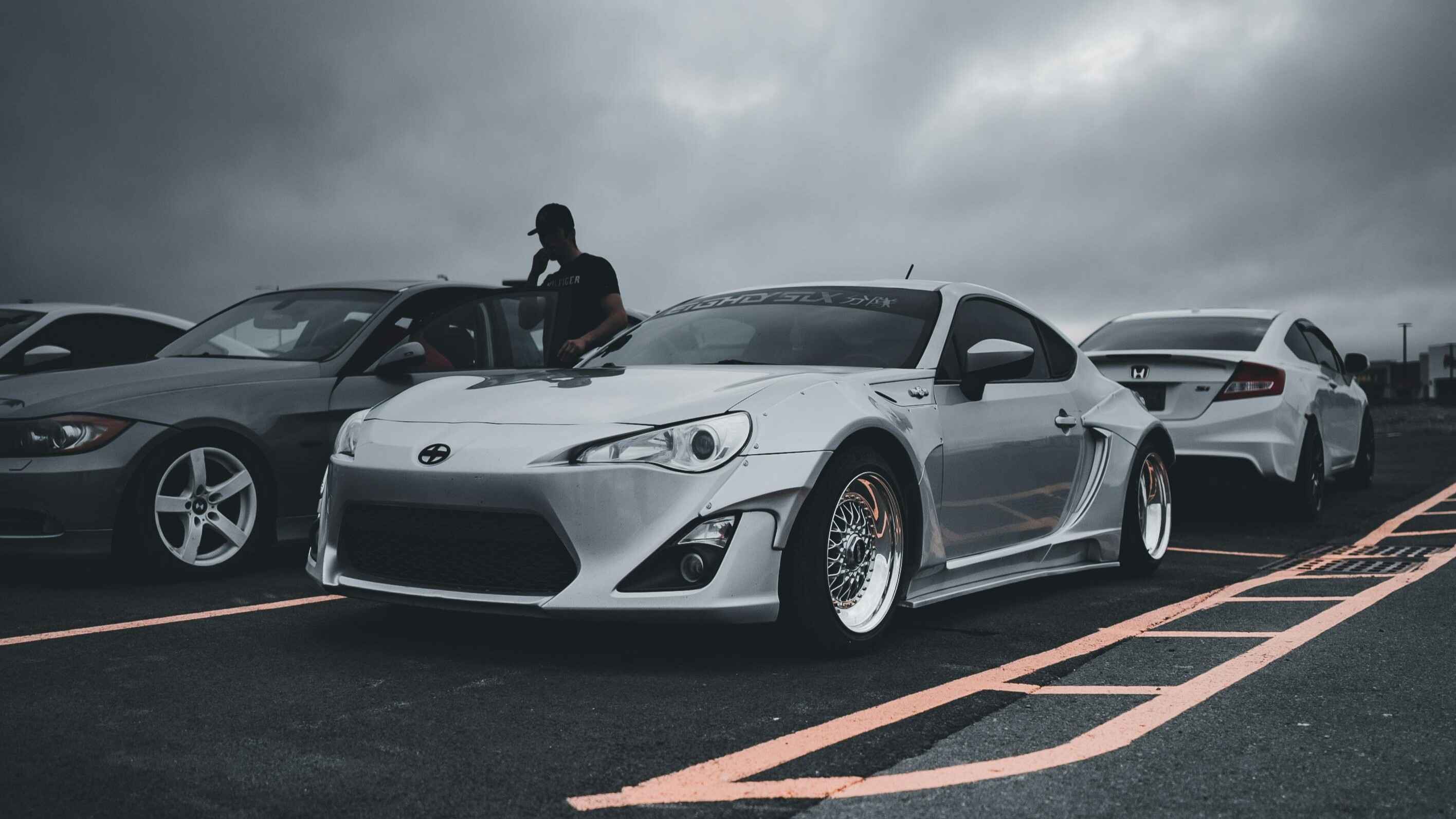 Sports Cars on Car Park