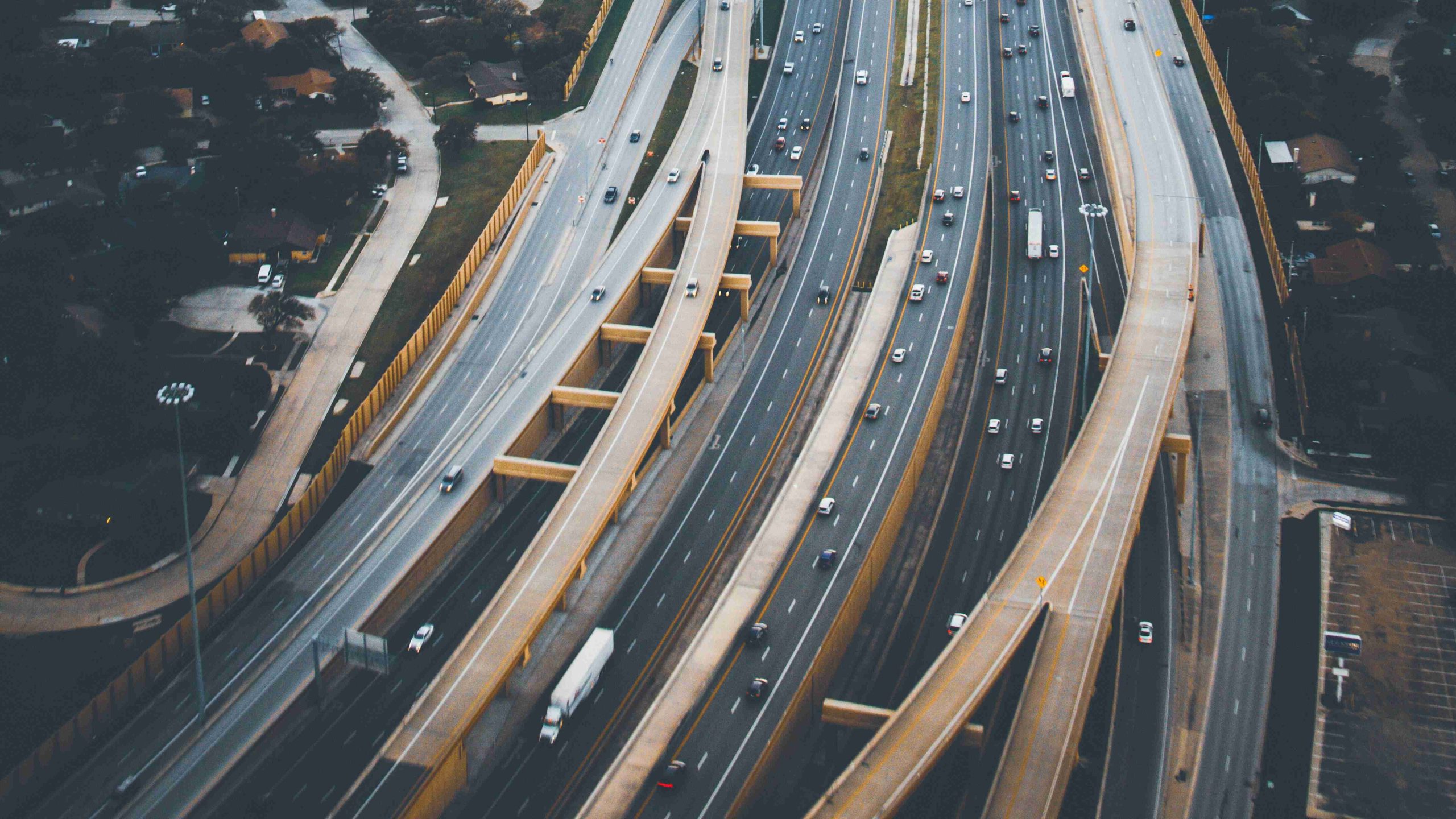 Aerial View of Roads