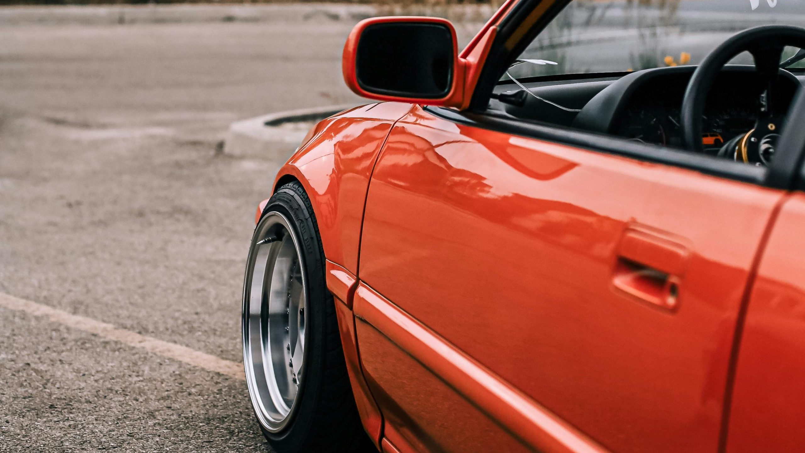 Door of Tuned Honda Civic