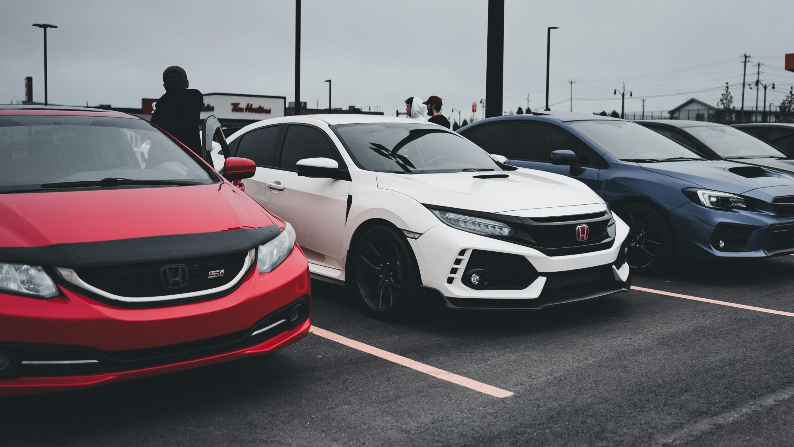 Honda Cars on Parking Lot