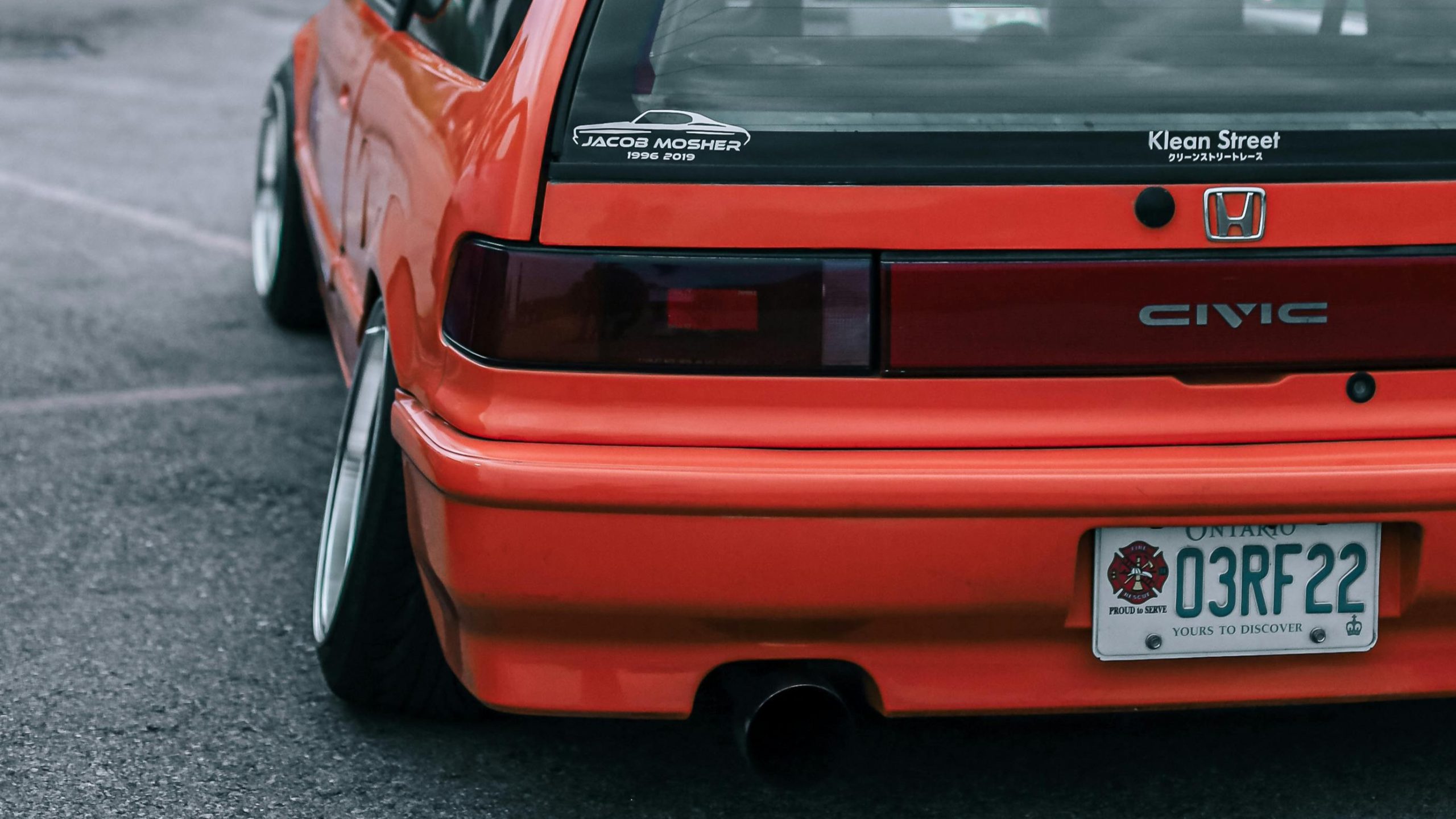 Rear End of a Honda Civic